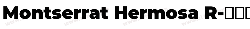 Montserrat Hermosa R字体转换